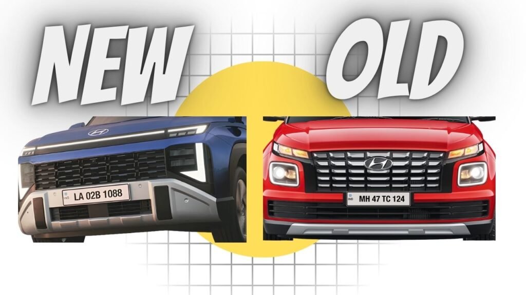 Hyundai Venue Facelift vs Old Model