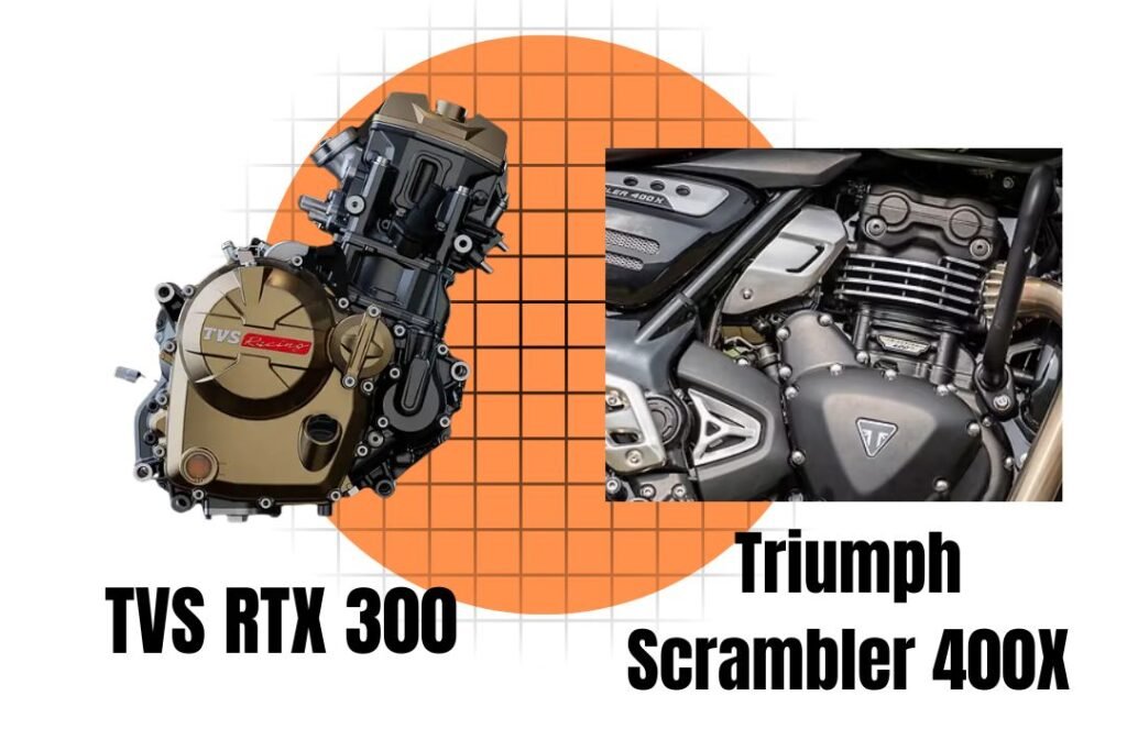 TVS Apache RTX 300 vs Triumph Scrambler 400X Engine