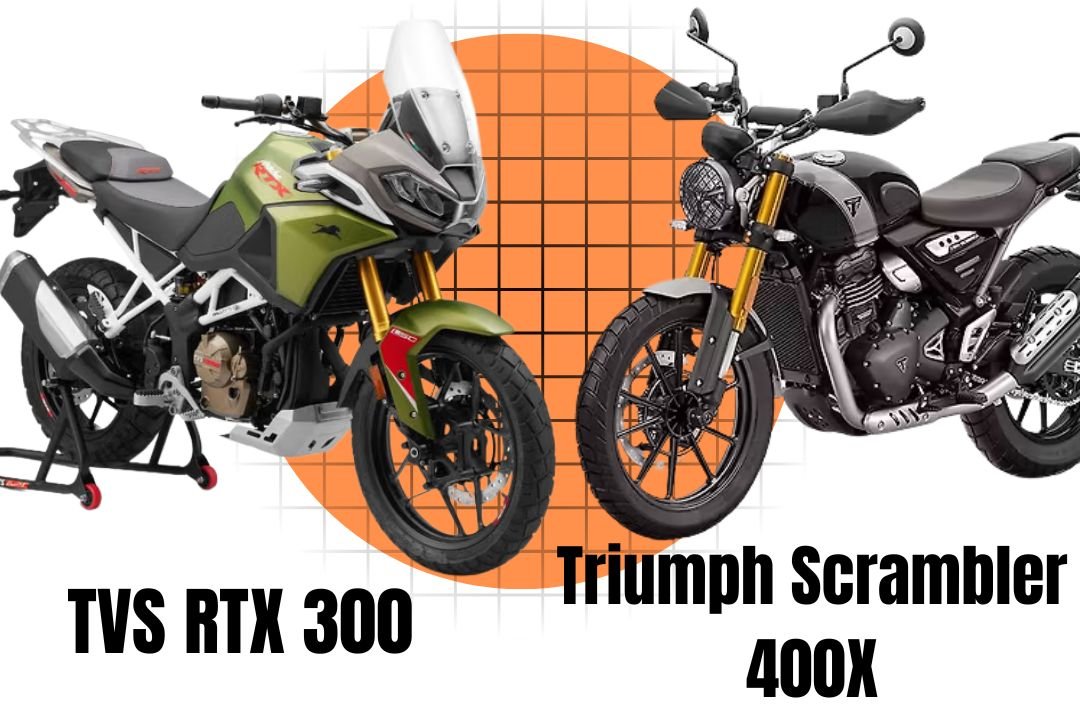 TVS Apache RTX 300 vs Triumph Scrambler 400X