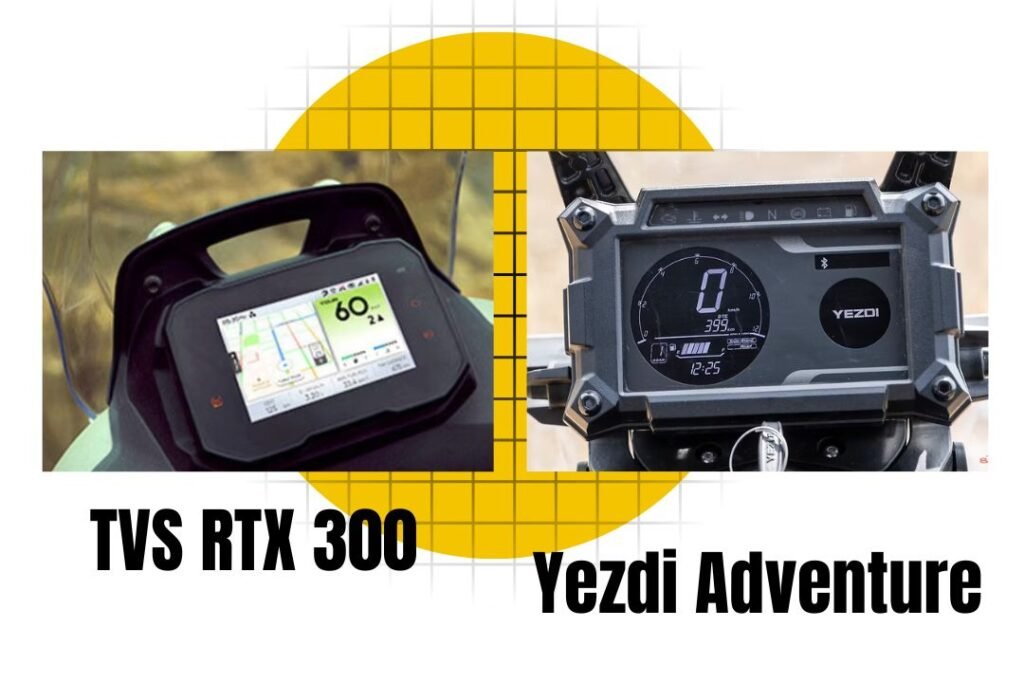 TVS Apache RTX 300 vs Yezdi Adventure Features Breakdown