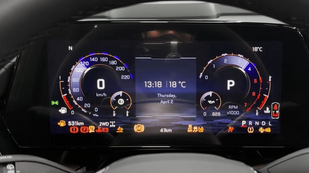 2027 Chevrolet Tahoe Driver Screen