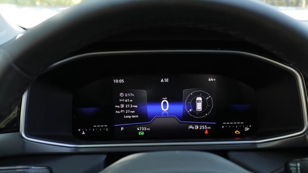 2027 VW Taos Driver Screen
