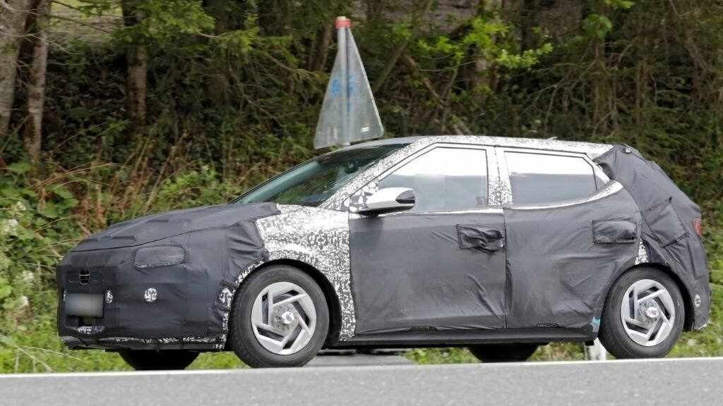 2027 Hyundai i20 Spy shots side profile